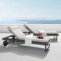 Chaises longues de patio Vistano Sunbrella, 2 pièces - Gris