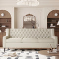 78.75 Polyester 3-Seater Sofa with Tufted Back and Cushions