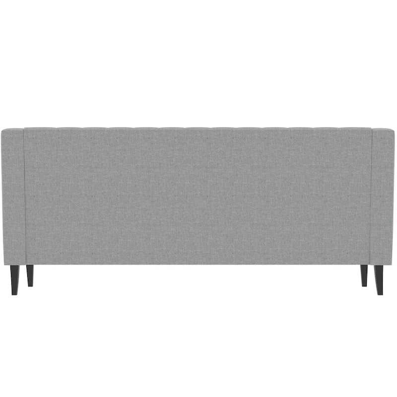 78.75 Polyester 3-Seater Sofa with Tufted Back and Cushions
