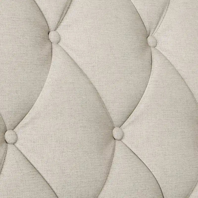 78.75 Polyester 3-Seater Sofa with Tufted Back and Cushions