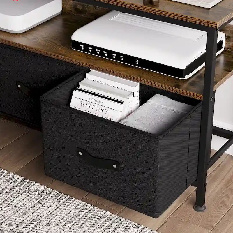 Entertainment Center with Storage TV Stand for Bedroom