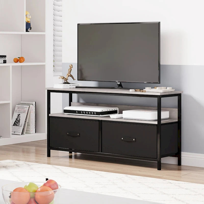 Entertainment Center with Storage TV Stand for Bedroom