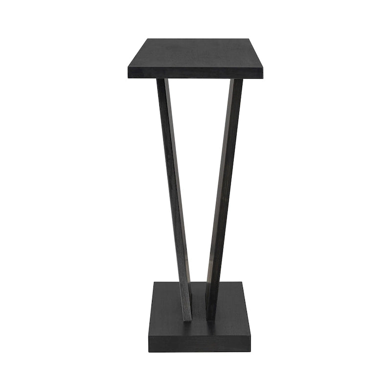 Mirod Console Table with Natural Wood Veneer and V-Base