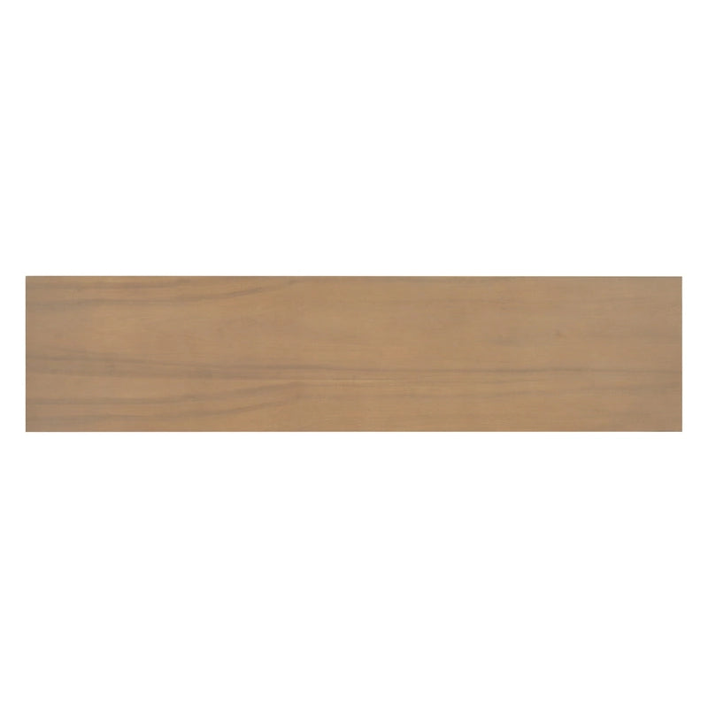 Mirod Console Table with Natural Wood Veneer and V-Base