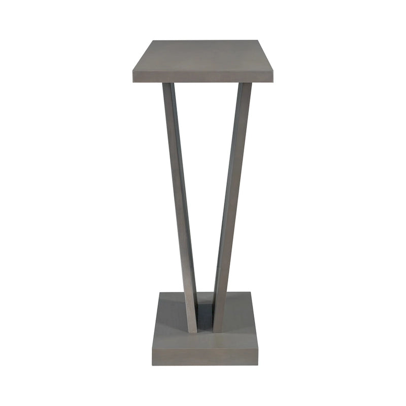 Mirod Console Table with Natural Wood Veneer and V-Base