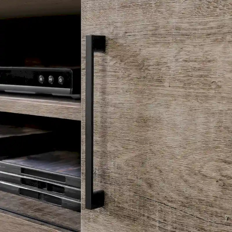 68-Inch Wall Mounted Media Console - Industrial Style