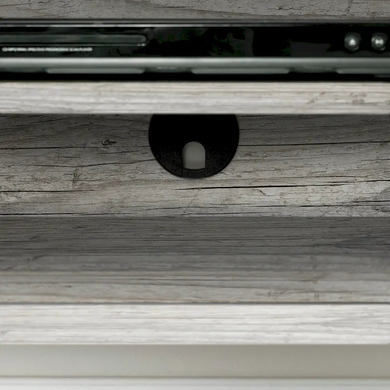 68-Inch Wall Mounted Media Console - Industrial Style