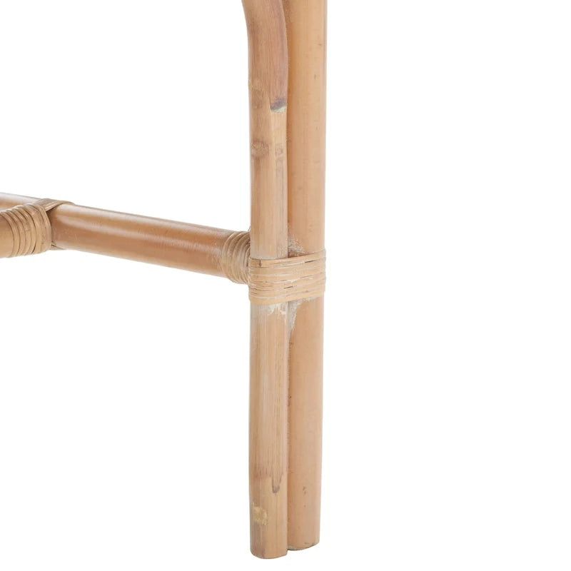 Chaise de jardin en rotin avec coussin 22 L x 24 P x 37 H 22L x 24P x 37H