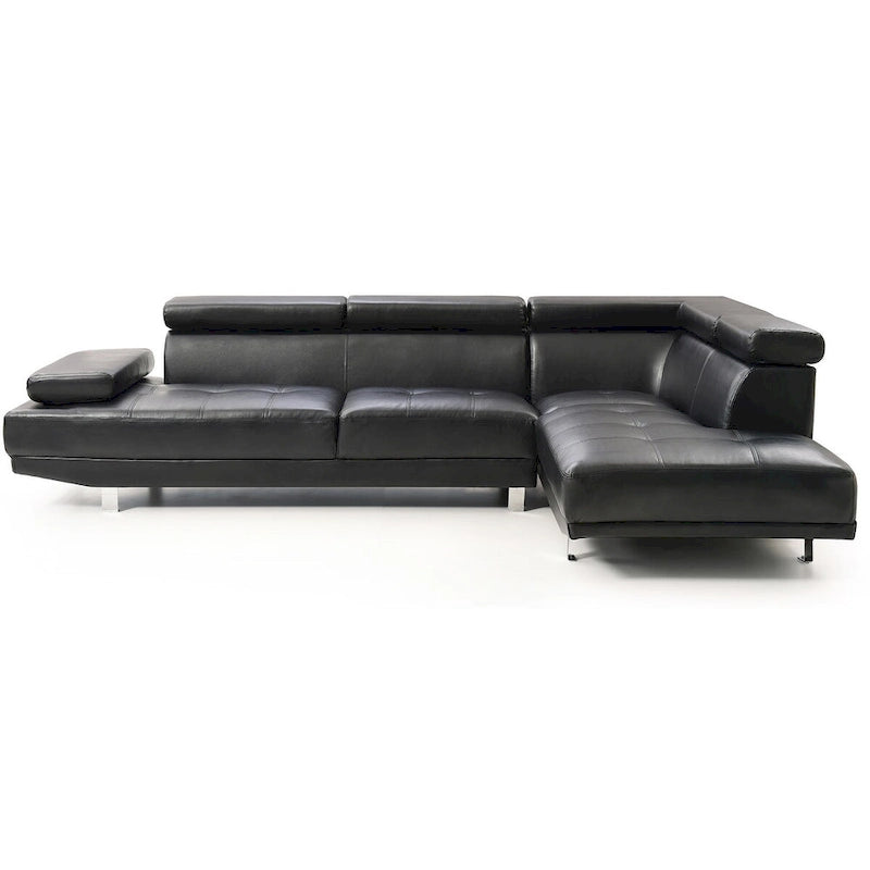 Canapé sectionnel en L 2 pièces en similicuir Riveredge de 277 cm de large - 76L x 109W x 28H