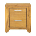 Commode de chambre en bois massif avec tiroirs, style fermette
