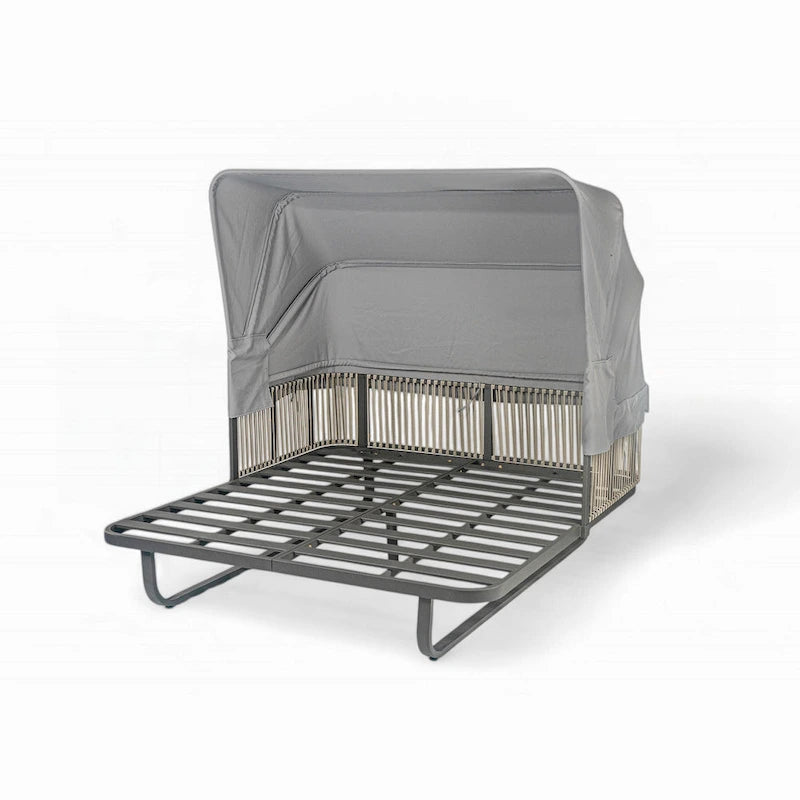 57 Lit de repos pour terrasse extérieure en rotin