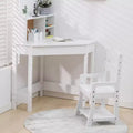 Bureau d'angle et chaise pour enfants COZONY, ensemble de table d'étude en forme de L pour garçons et filles de 3 à 8 ans