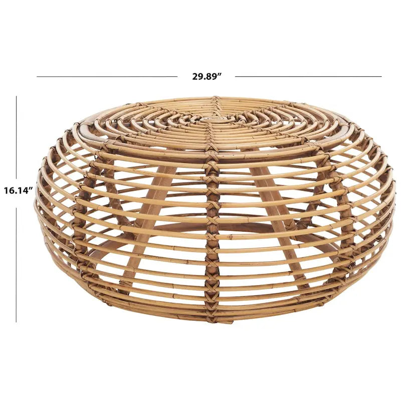 Table Basse Ronde SAFAVIEH Lockie - 30 L x 30 P x 16 H - 30Lx30Px16H