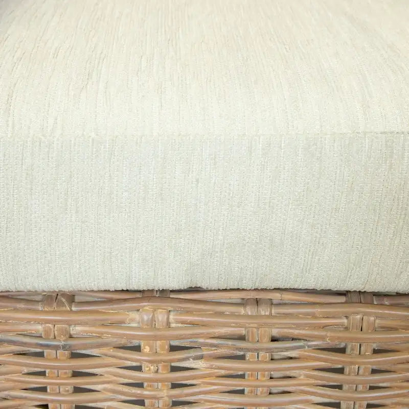 Fauteuil en rotin tressé Kubu rustique Lali de Furniture of America