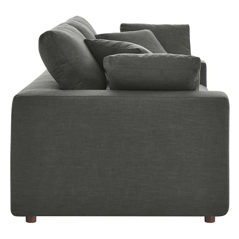Down Filled Overstuffed Loveseat