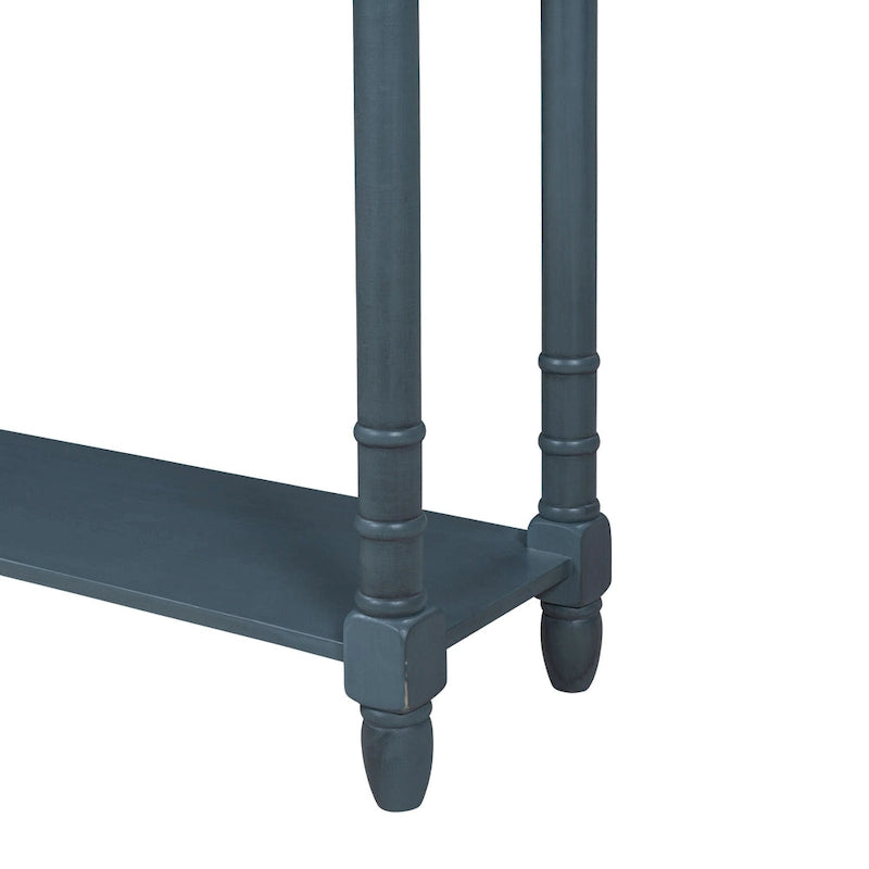 Console Table Sofa Table with Two Storage Drawers