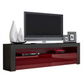 Modern 16-Color LED 63-Inch TV Stand