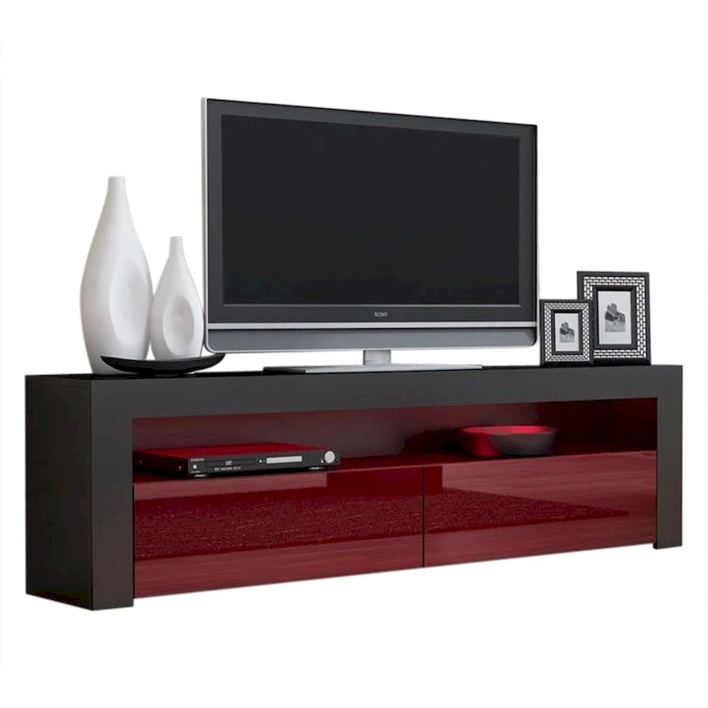 Modern 16-Color LED 63-Inch TV Stand
