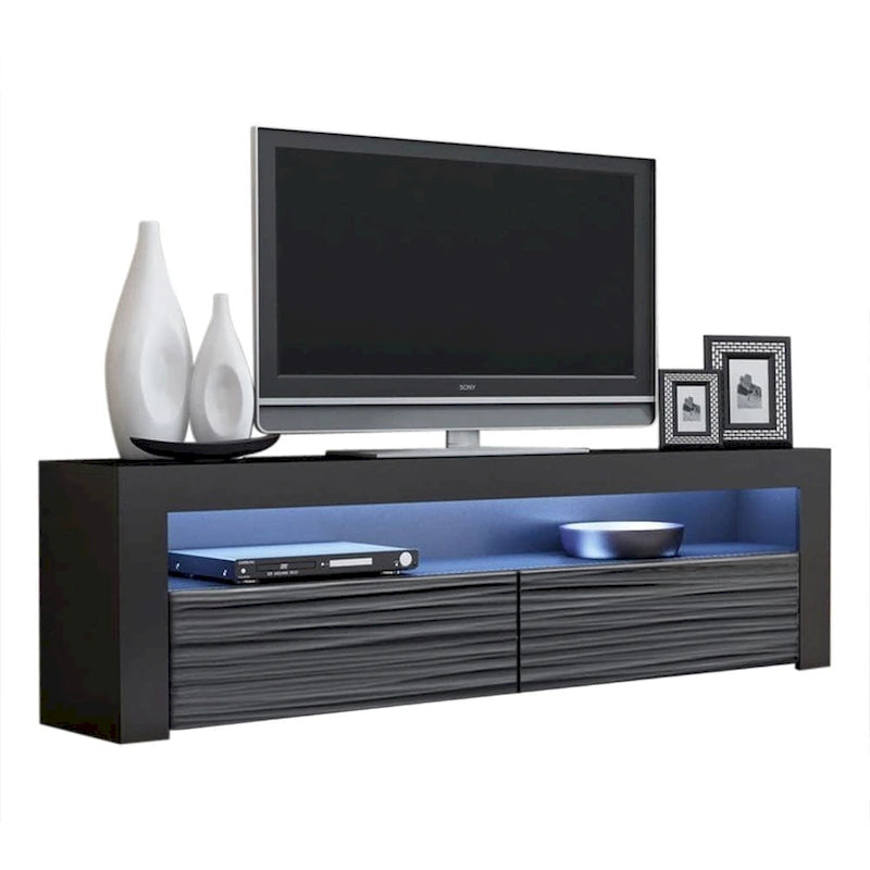 Modern 16-Color LED 63-Inch TV Stand
