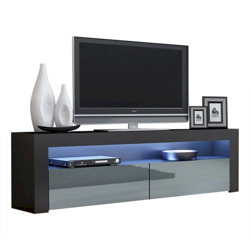 Modern 16-Color LED 63-Inch TV Stand