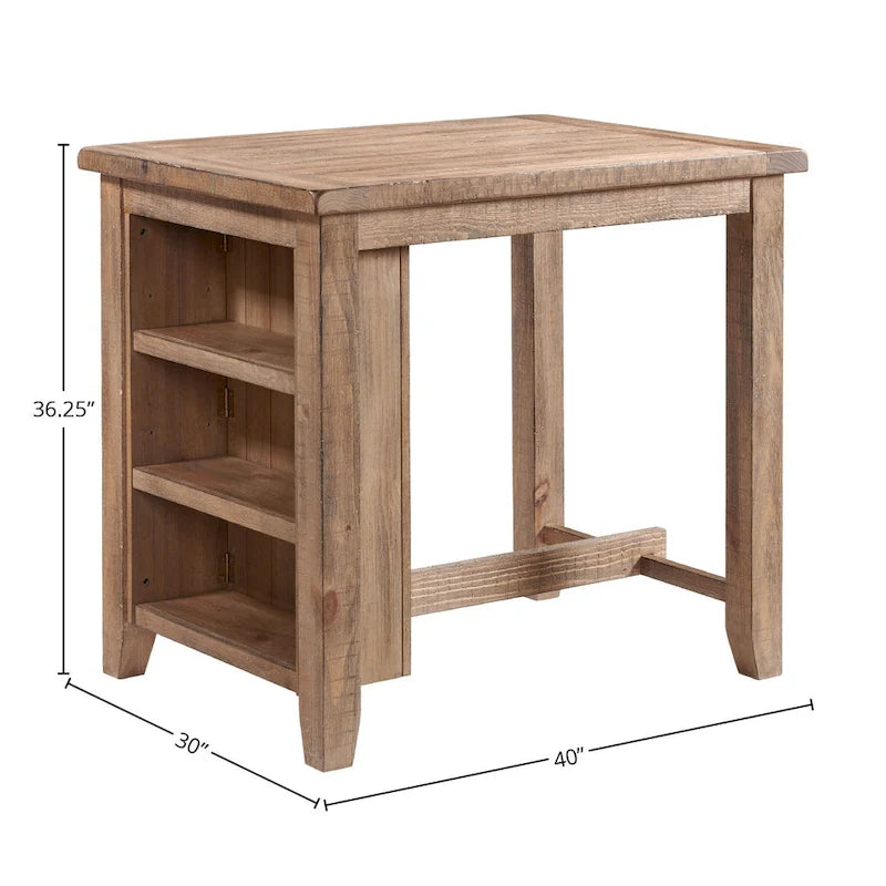 Rustic Farmhouse Multi-Use Table - 30x40 Inches