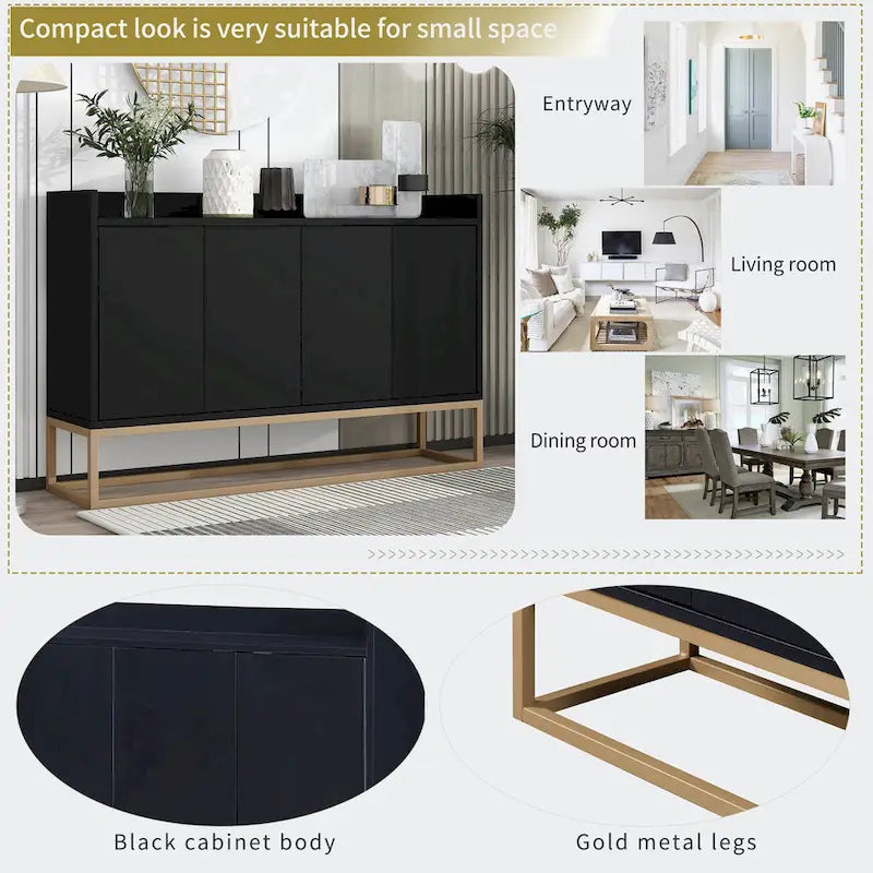 Sideboard Elegant Buffet Cabinet with Large Storage Space