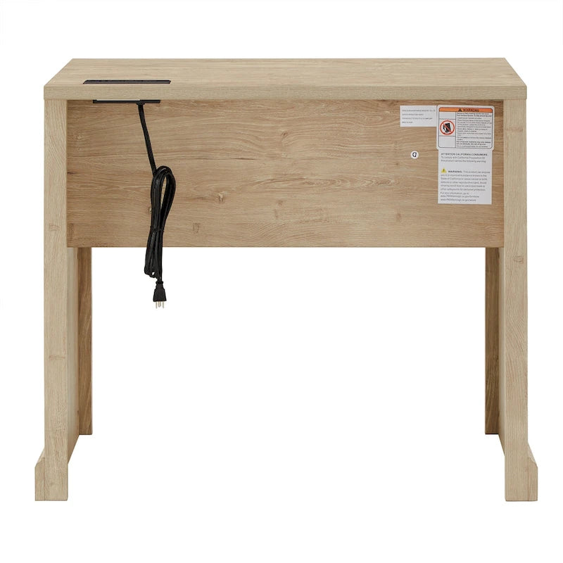 Hinesburg 35 in. Writing Desk with USB Charger