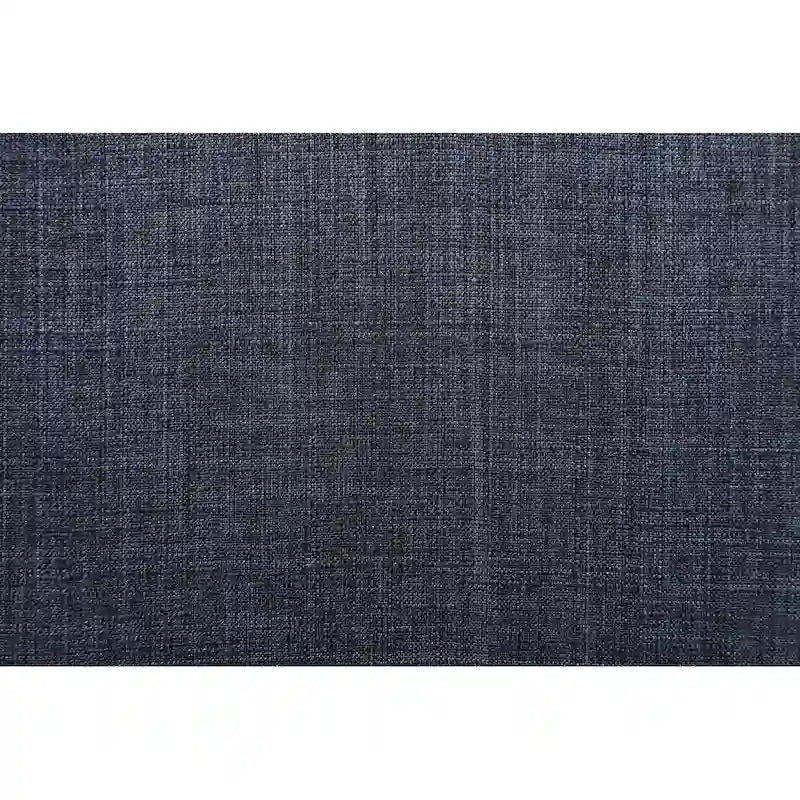 Woven Fabric Accent Chair with Espresso Wood Frame