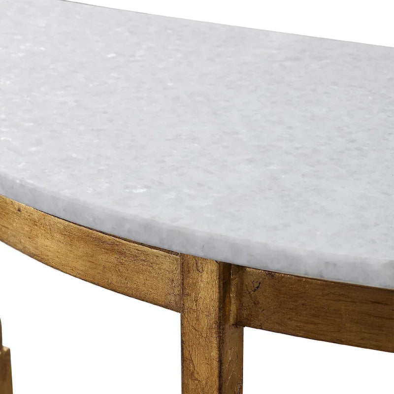 40 white and gold elegant marble console table