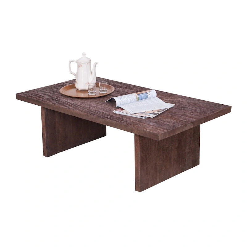 Mid-Century Rectangular Coffee Table - 47Wx26Dx16H