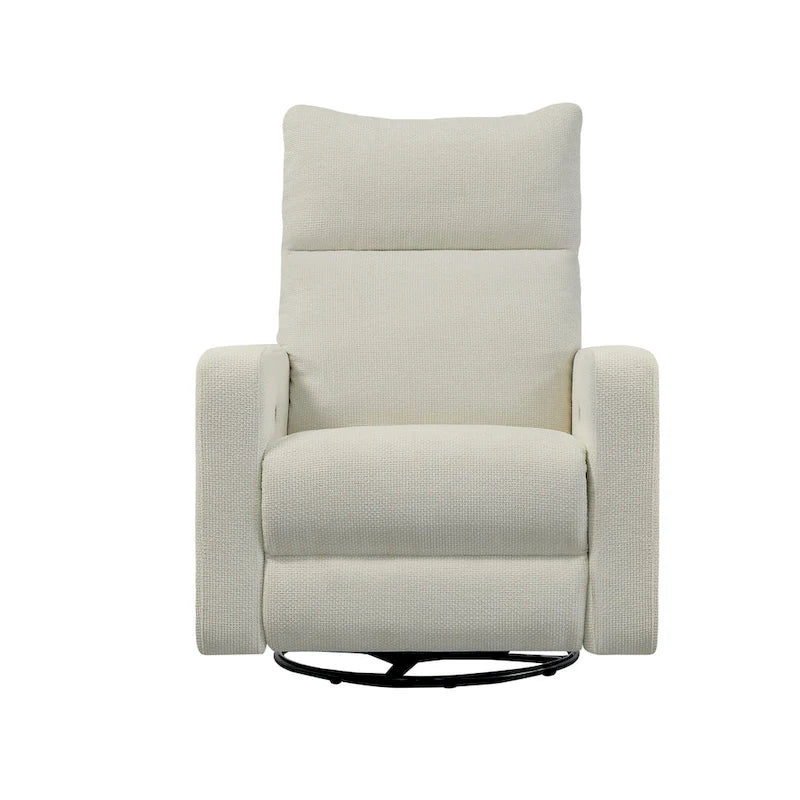 33.5-Inch Power Swivel Glider Recliner with USB Charger