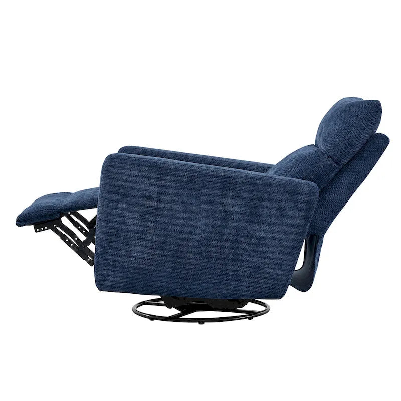 33.5-Inch Power Swivel Glider Recliner with USB Charger