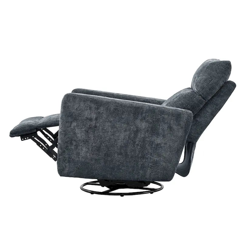 33.5-Inch Power Swivel Glider Recliner with USB Charger