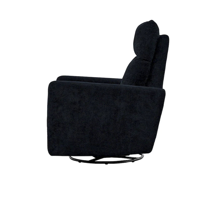 33.5-Inch Power Swivel Glider Recliner with USB Charger