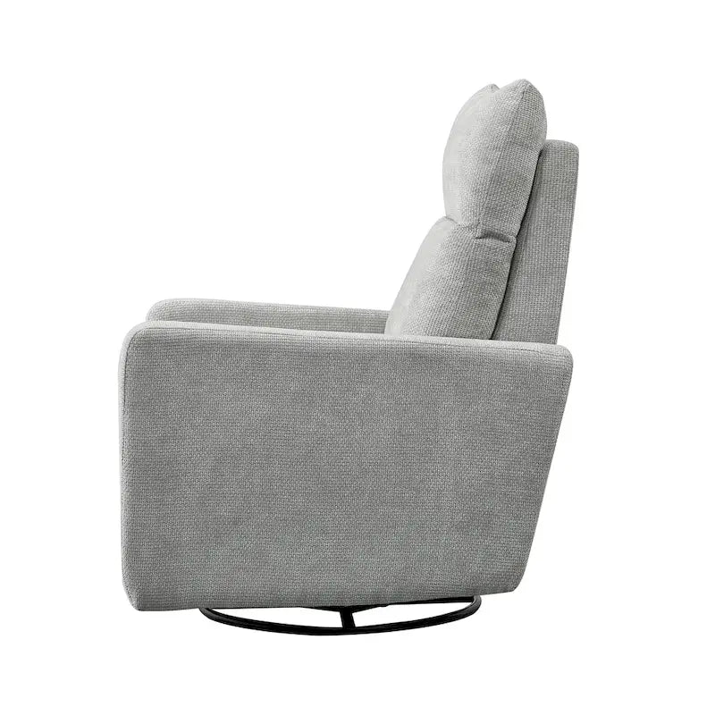 33.5-Inch Power Swivel Glider Recliner with USB Charger