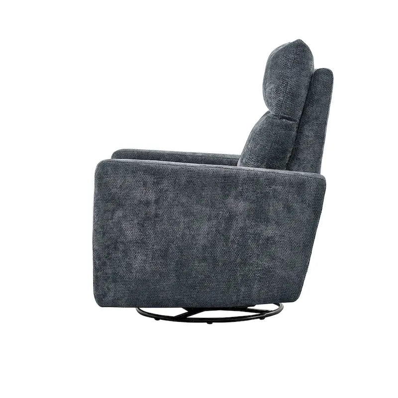 33.5-Inch Power Swivel Glider Recliner with USB Charger