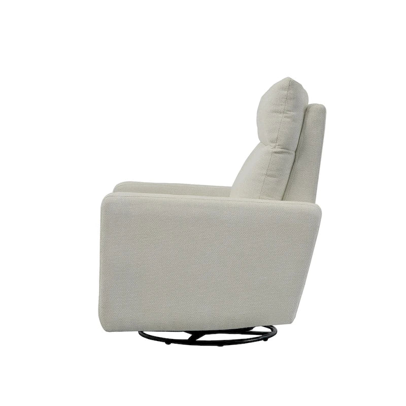 33.5-Inch Power Swivel Glider Recliner with USB Charger