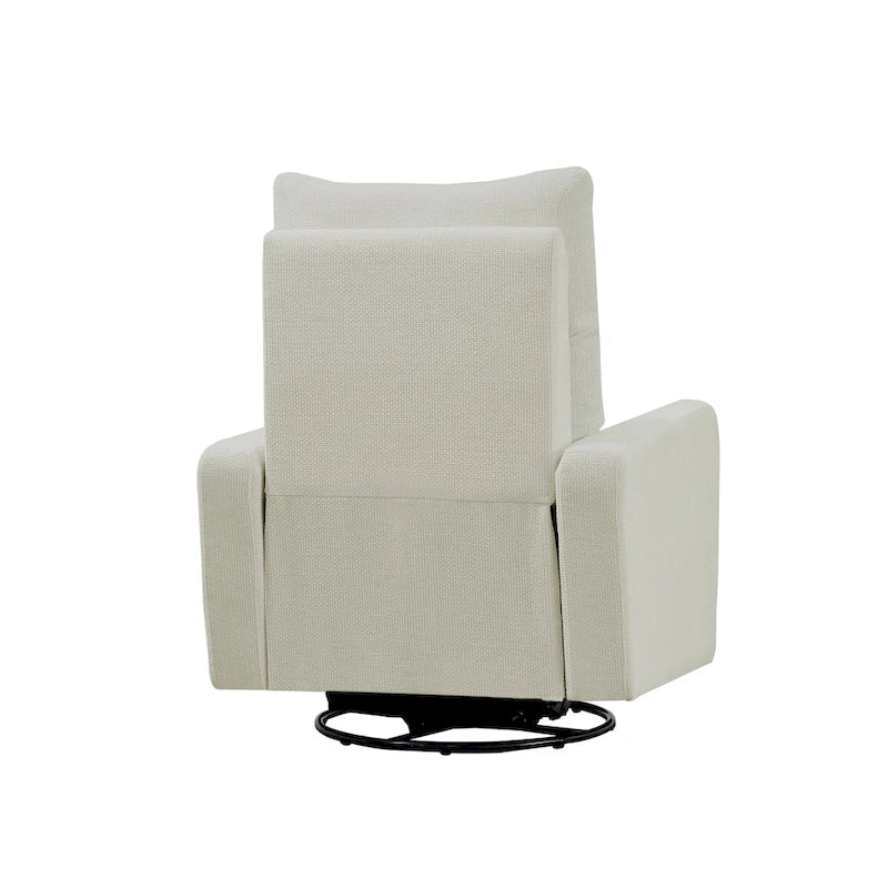 33.5-Inch Power Swivel Glider Recliner with USB Charger