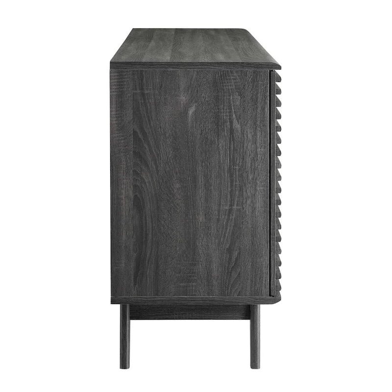 63-Inch Mid-Century Sideboard Buffet Table or TV Stand