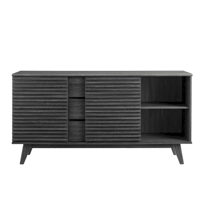 63-Inch Mid-Century Sideboard Buffet Table or TV Stand
