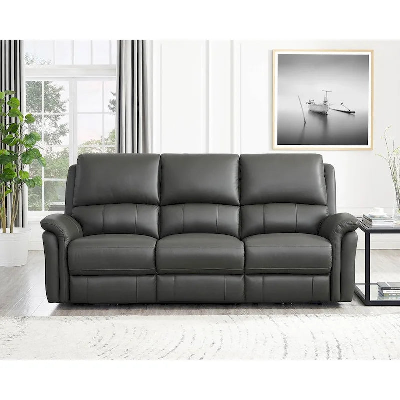 Erindale Zero Gravity Power Recline Sofa - Top Grain Leather
