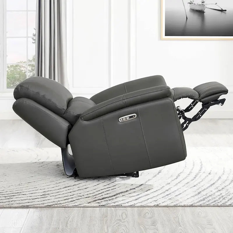 Erindale Zero Gravity Power Recline Sofa - Top Grain Leather