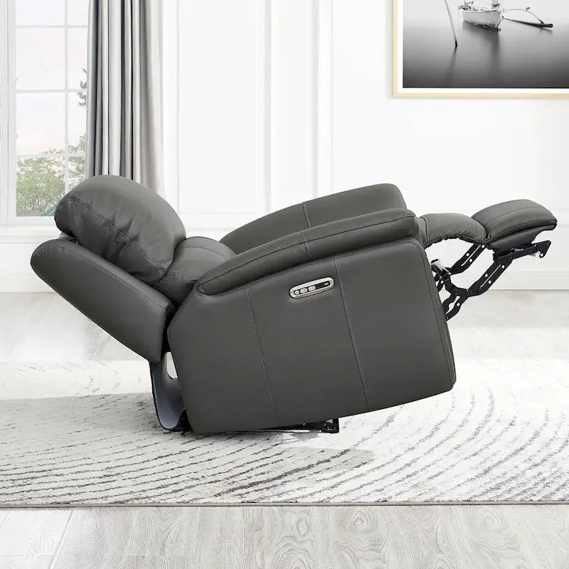 Erindale Zero Gravity Power Recline Sofa - Top Grain Leather