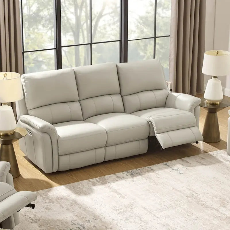Erindale Zero Gravity Power Recline Sofa - Top Grain Leather