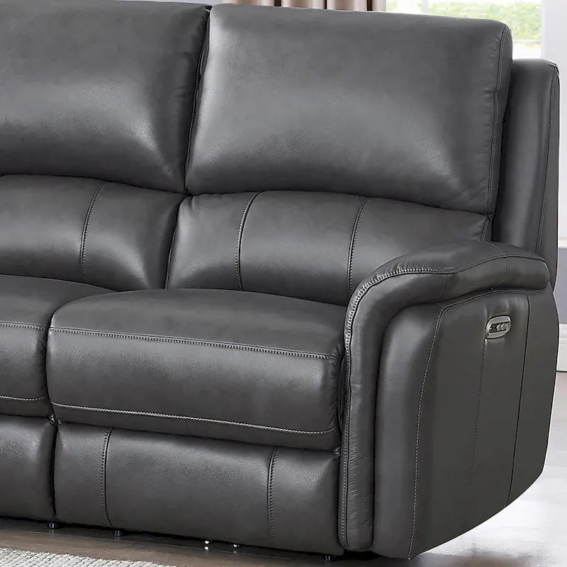 Erindale Zero Gravity Power Recline Sofa - Top Grain Leather
