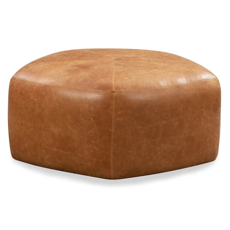 Porto Ottoman - Full Grain Genuine Italian Leather