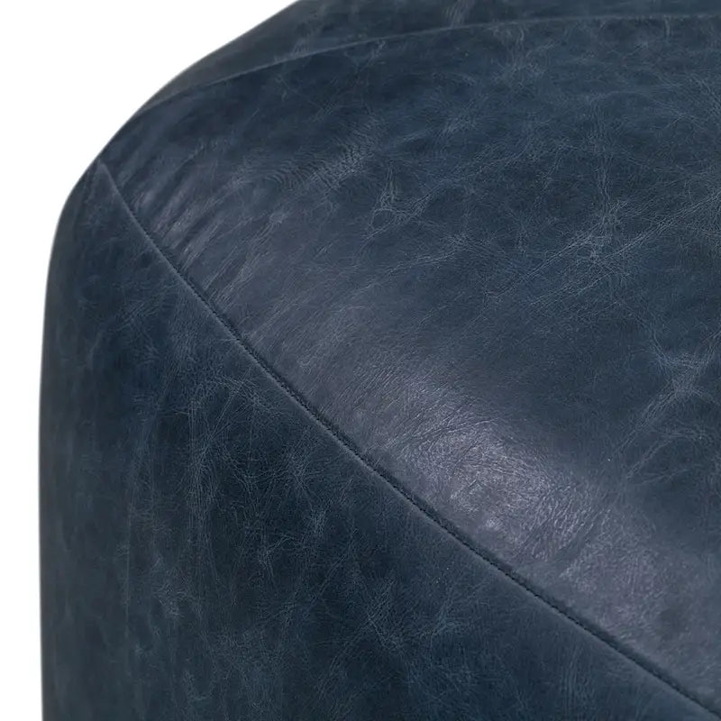 Porto Ottoman - Full Grain Genuine Italian Leather