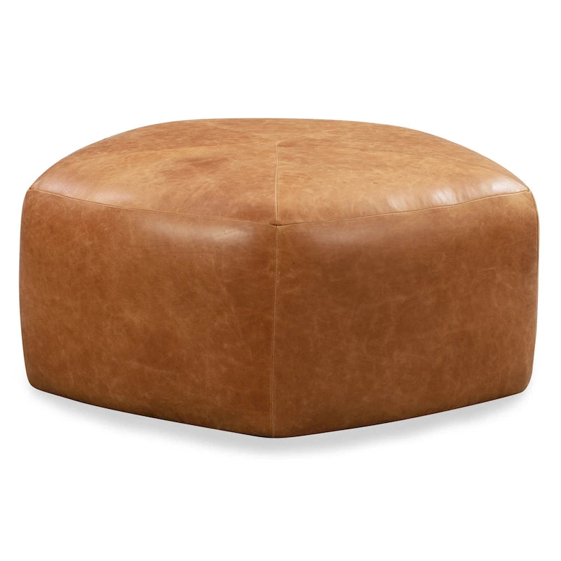 Porto Ottoman - Full Grain Genuine Italian Leather