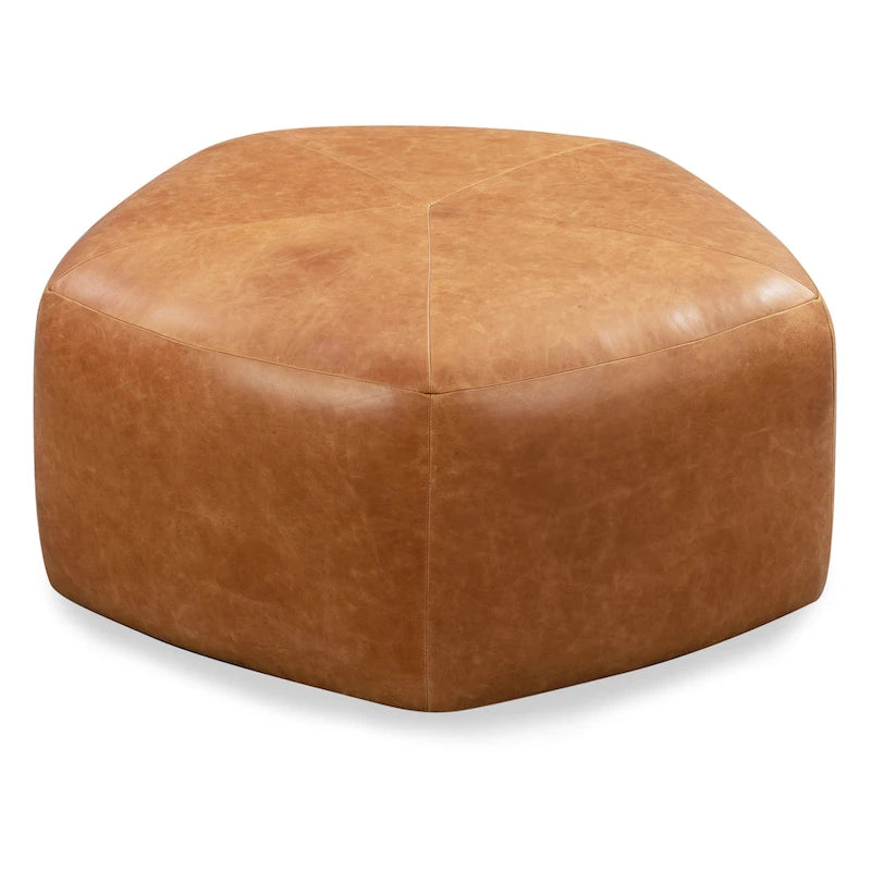 Porto Ottoman - Full Grain Genuine Italian Leather