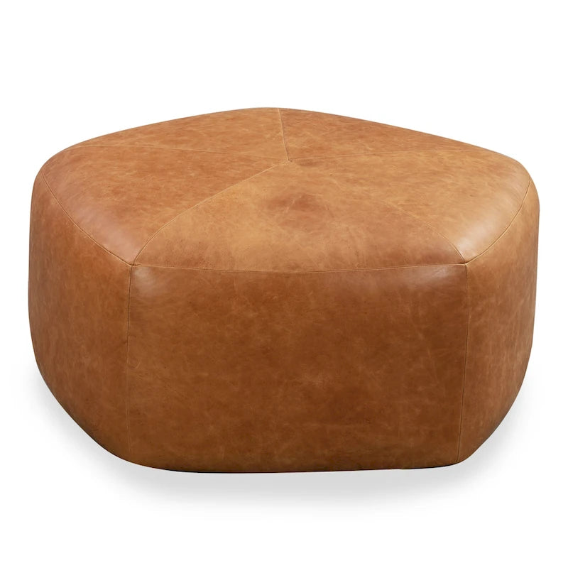 Porto Ottoman - Full Grain Genuine Italian Leather